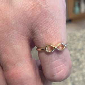 Gold Infinity Ring